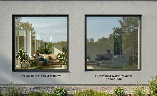 Comparing standard windows to solar energy generating coatings on windows