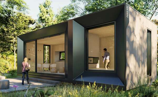 Le Refuge - An Architect-Designed Modern Green prefab tiny house kit home