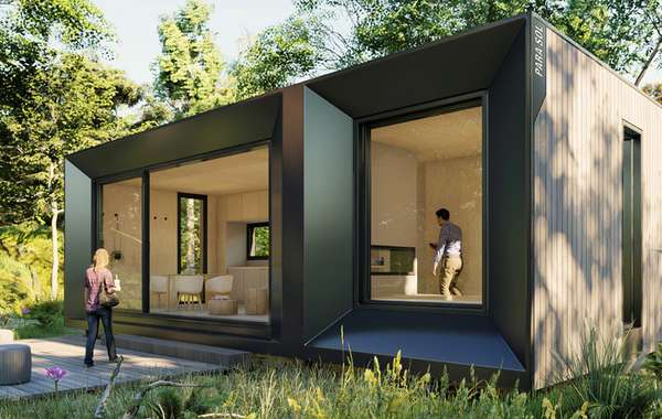 Le Refuge - An Architect-Designed Modern Green prefab tiny house kit home