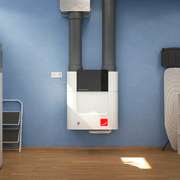 Zehnder ERV installed in a laundry room