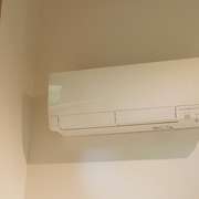 Ductless mini-split air source heat pump installed in a LEED certified PH Home