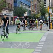 Bike lanes in Vancouver