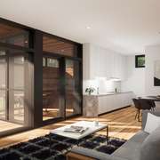 Affordable green prefab homes - contemporary rancher style - Abri 1850 BV
