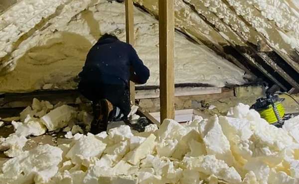 Removing spray foam insulation can be problematic, expensive and necessary