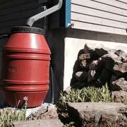 Rain barrels for storm water management and rainwater harvesting