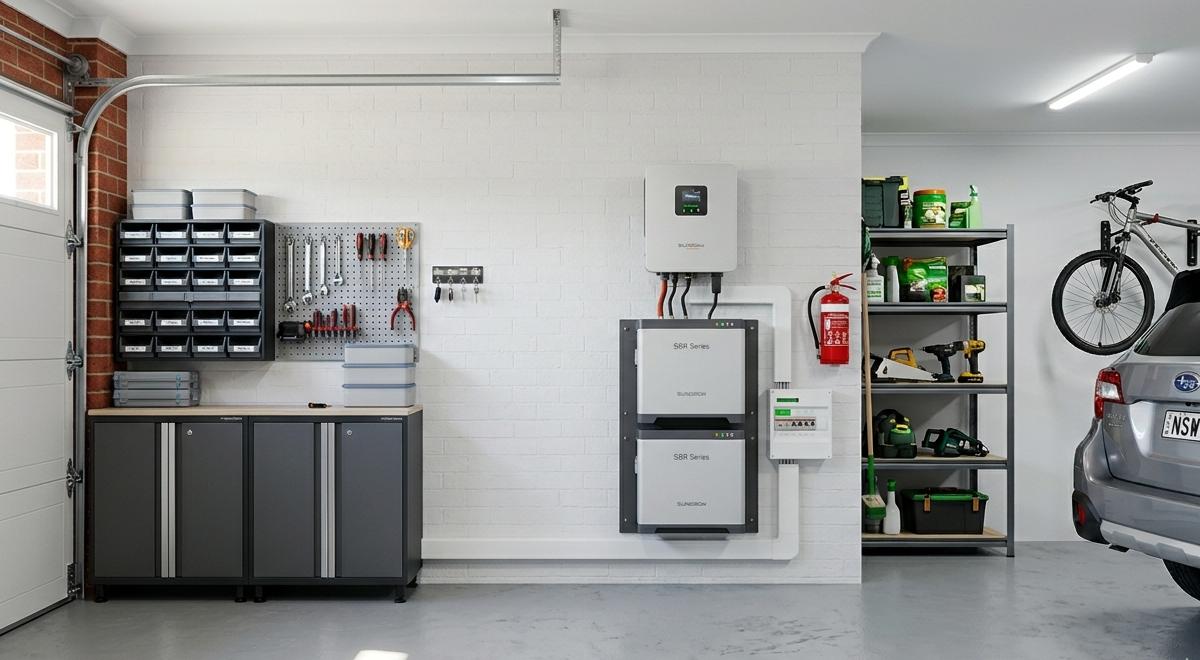 Compliant 2026 Sungrow SBR setup for Australian battery rebates.