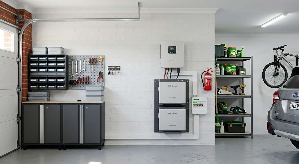 Compliant 2026 Sungrow SBR setup for Australian battery rebates.