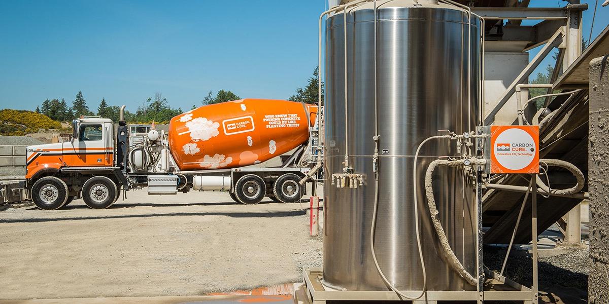 CarbonCure low carbon footprint ready mix concrete