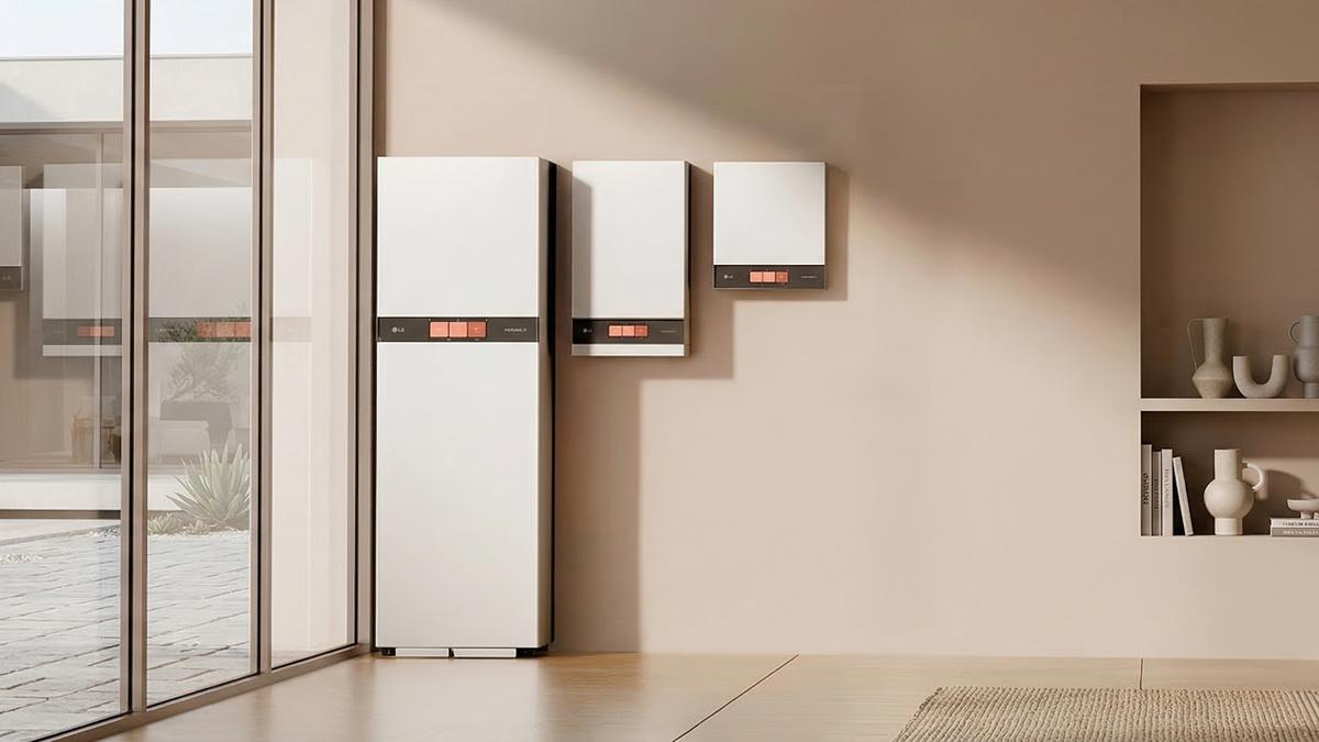 LG R290 Indoor Heat Pump Unit for Sustainable Home Heating.