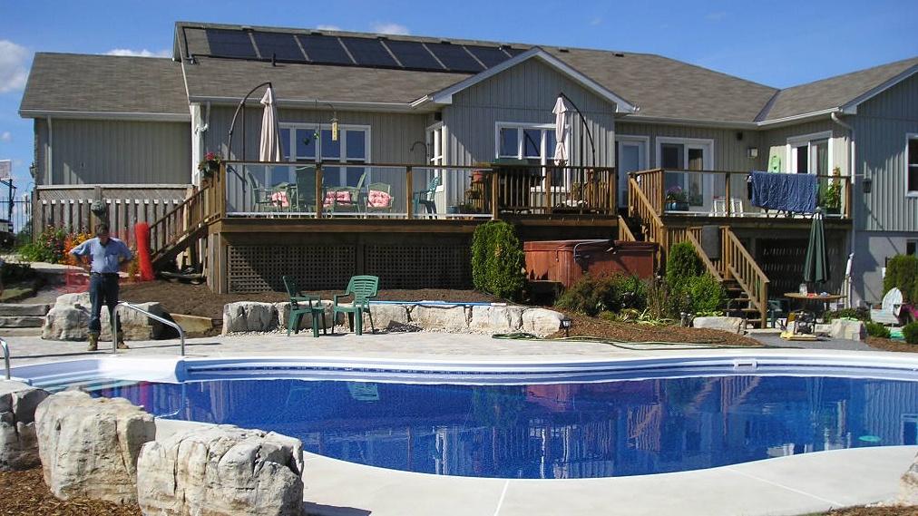 Solar Pool Heaters can Raise Pool Temperatures by 10 Degrees