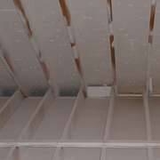 An attic with 'insulating paint' which doesn't insulate