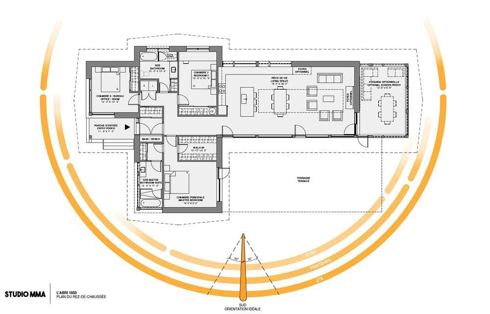 Affordable Prefab Green Home example Floorplan