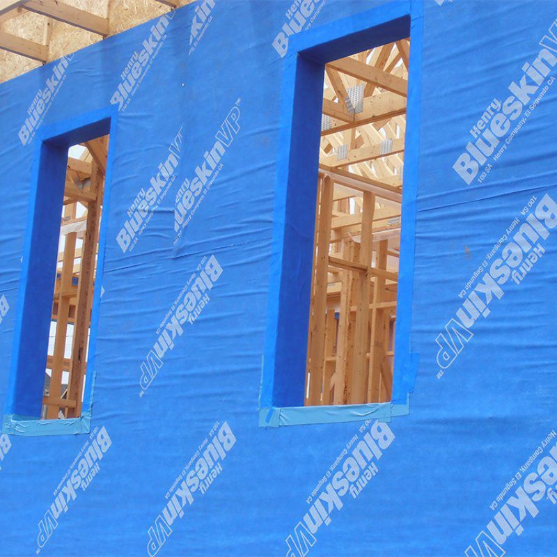 Air Barrier Vapor Barrier Rainscreen Blueskin® VP100 Henry Building Systems Ecohome
