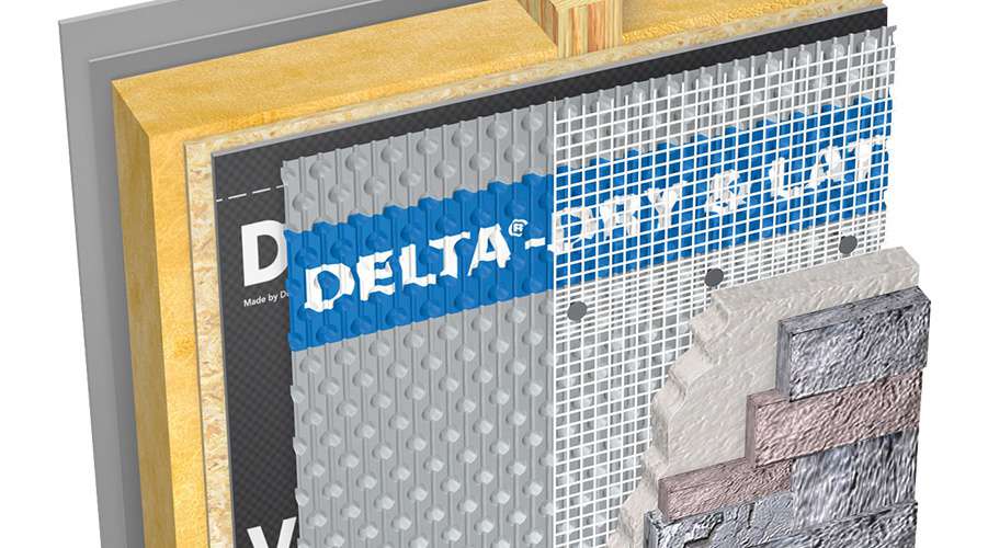 DELTA®-Dry & Lath 2-in-1 Rainscreen & Fiberglass Lath System - Ecohome