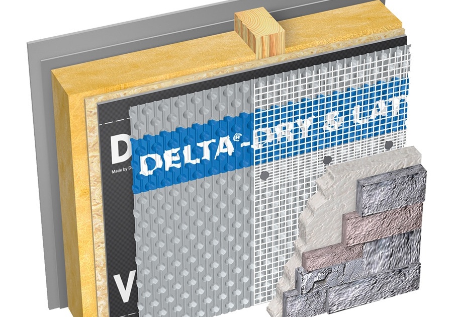 DELTA®-Dry & Lath 2-in-1 Rainscreen & Fiberglass Lath System - Ecohome