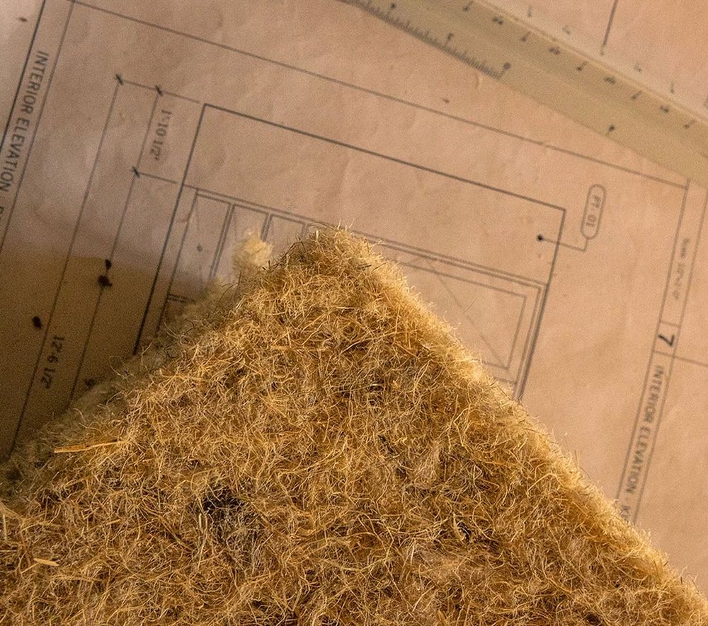 Insulation Hemp HempWool Hemp Batt Insulation Hempitecture Ecohome