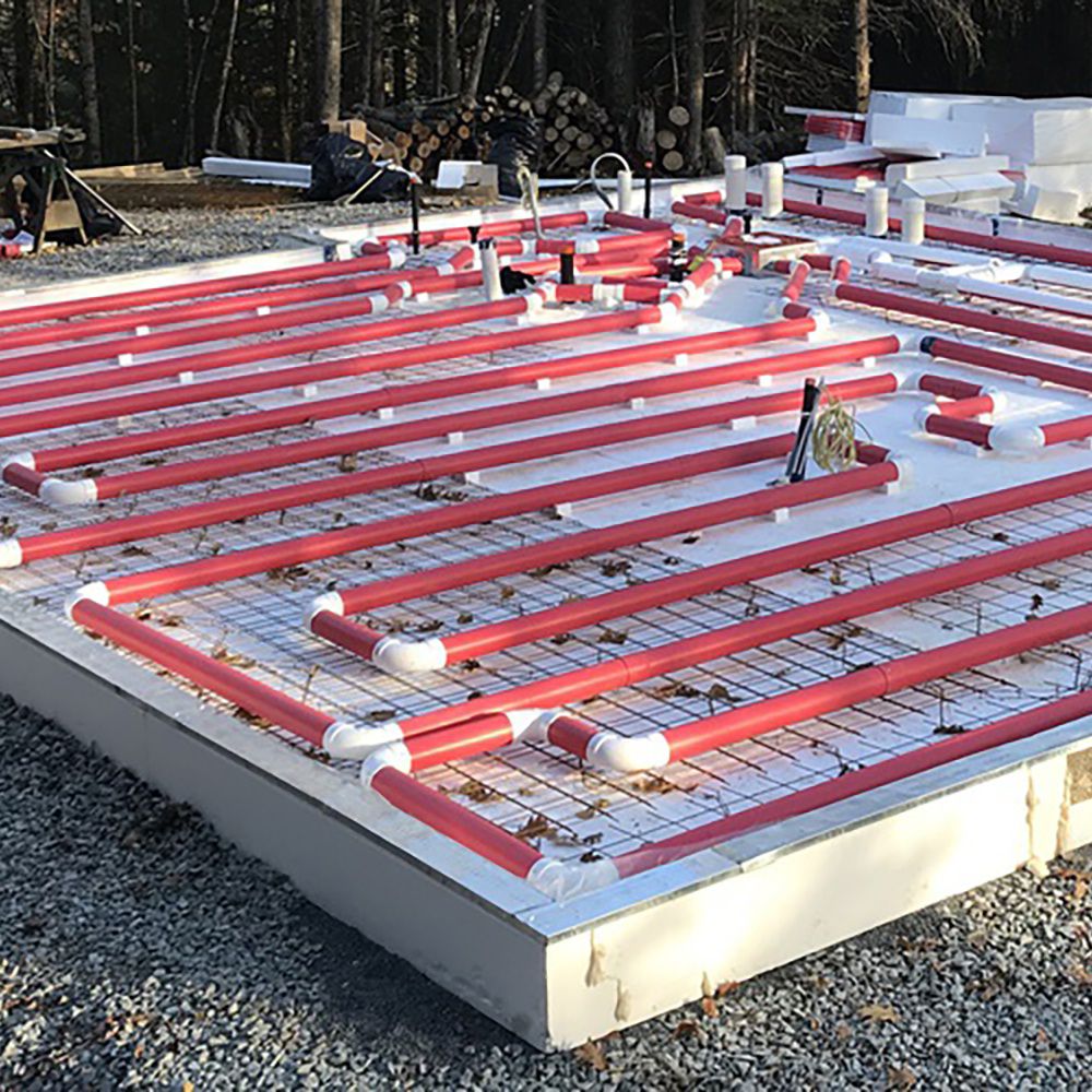 Air-Heated radiant floor systems from Legalett for Passive House and