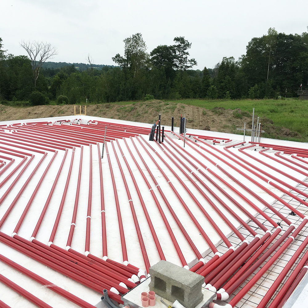 AirHeated radiant floor systems from Legalett for Passive
