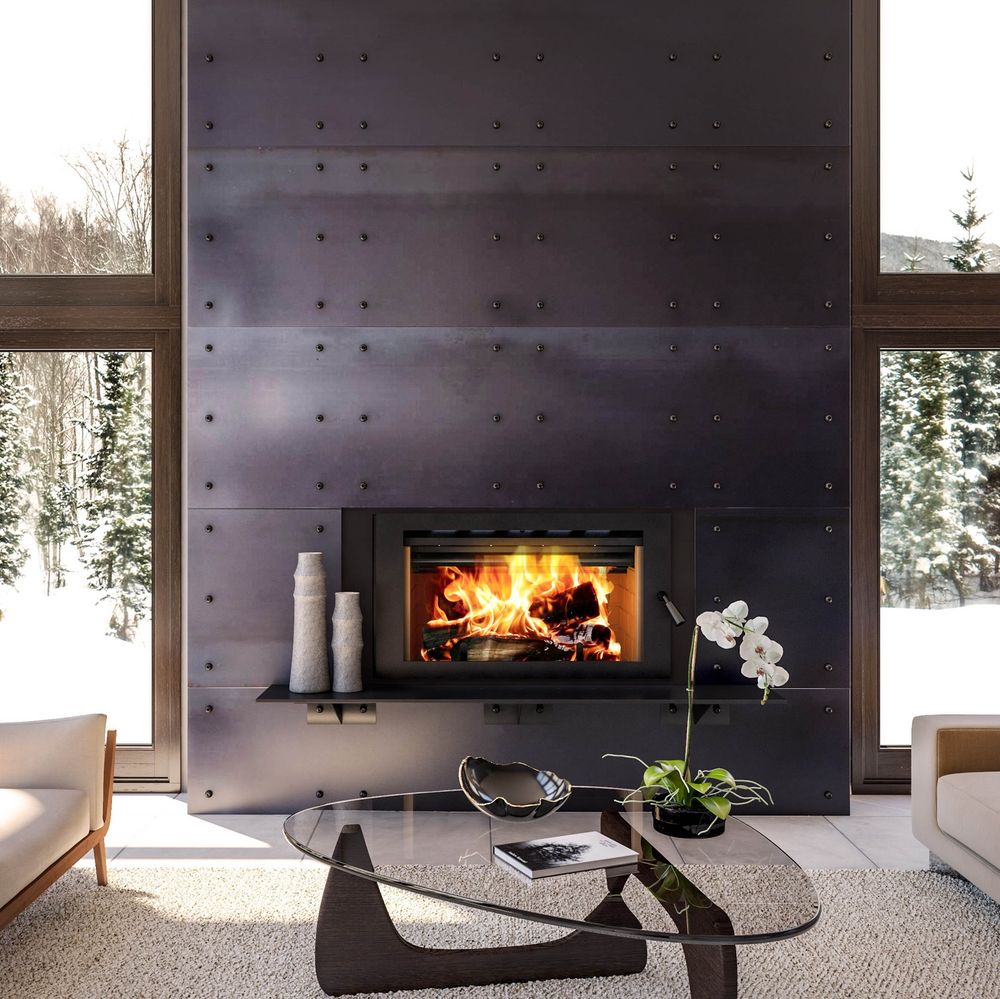 Wood & Biomass Fireplaces and Stoves Focus SBR wood burning fireplace