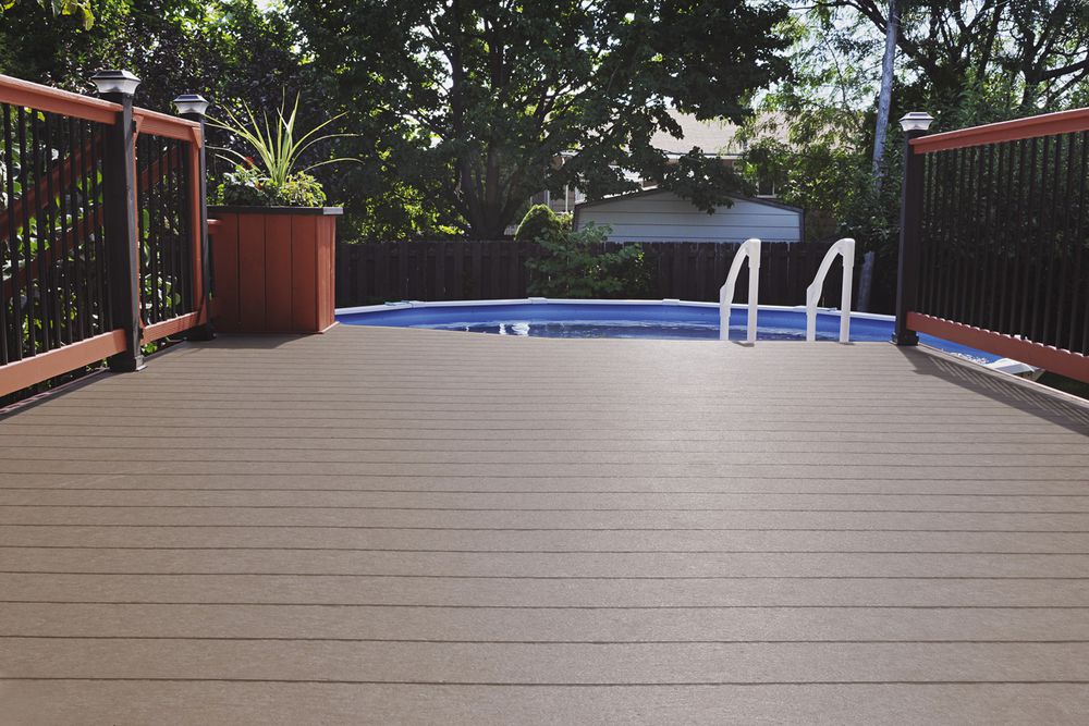 Composite Deck Boards & Planking in Recycled Plastic Dekavie Ecohome