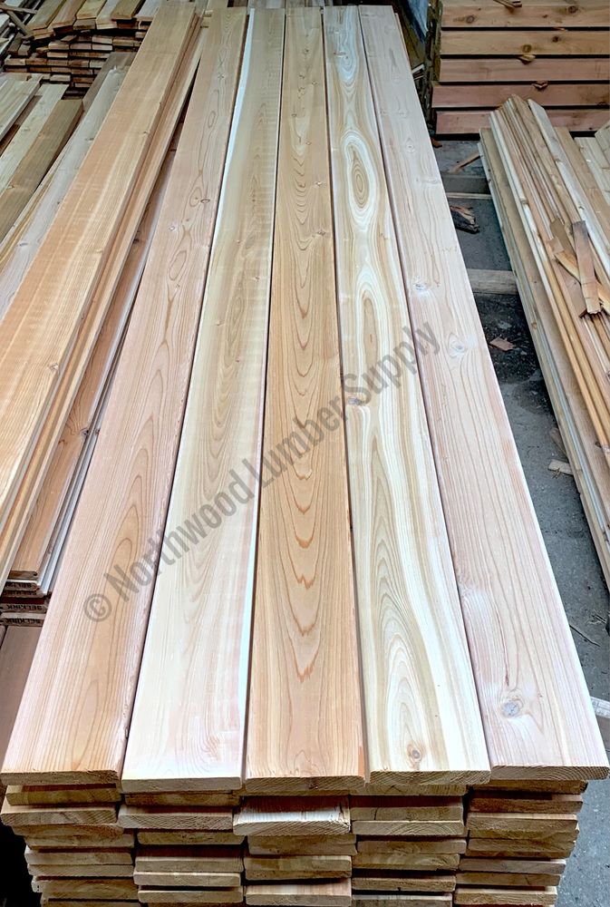 Lumber Western Red Cedar Decking Boards - 5/4”x6” by Northwood Lumber