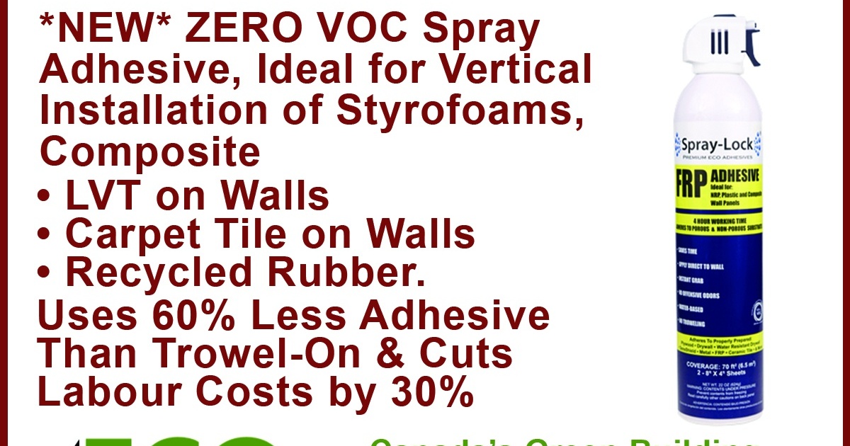 Adhesives SprayLock FRP by SprayLock Adhesive Ecohome