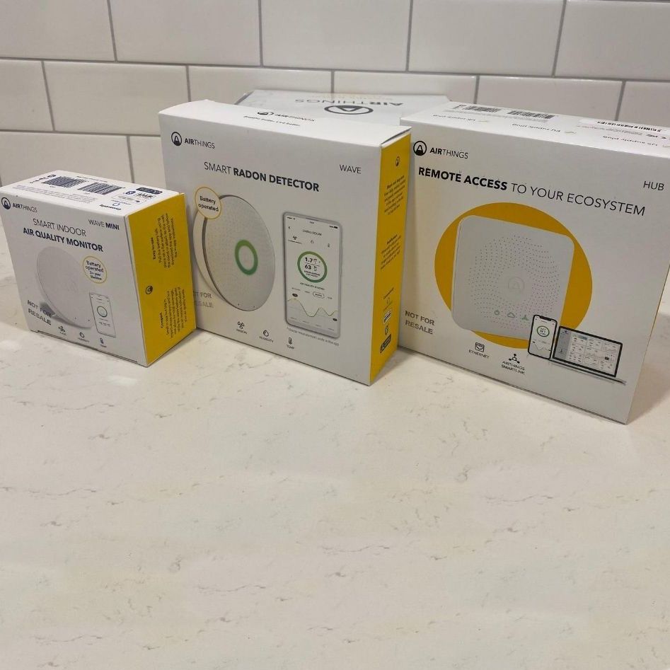 Smart Radon Detector with Mold Sensor Airthings Ecohome