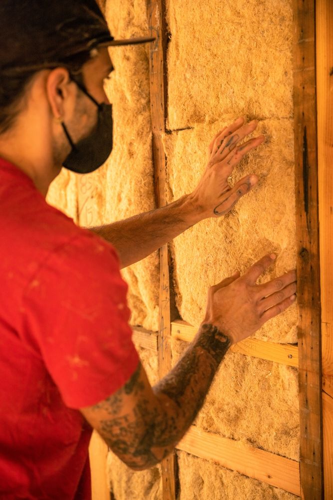 Hemp insulation HempWool Hemp Batt Insulation by Hempitecture Ecohome