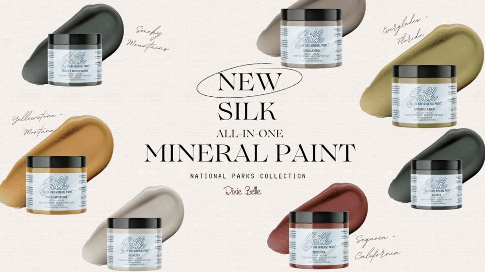 Paints & Primers Dixie Belle Silk Paint line AllinOne Paint by