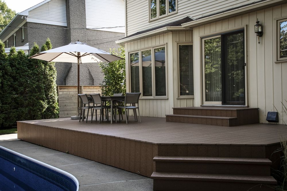 Composite Deck Boards & Planking in Recycled Plastic Dekavie Ecohome