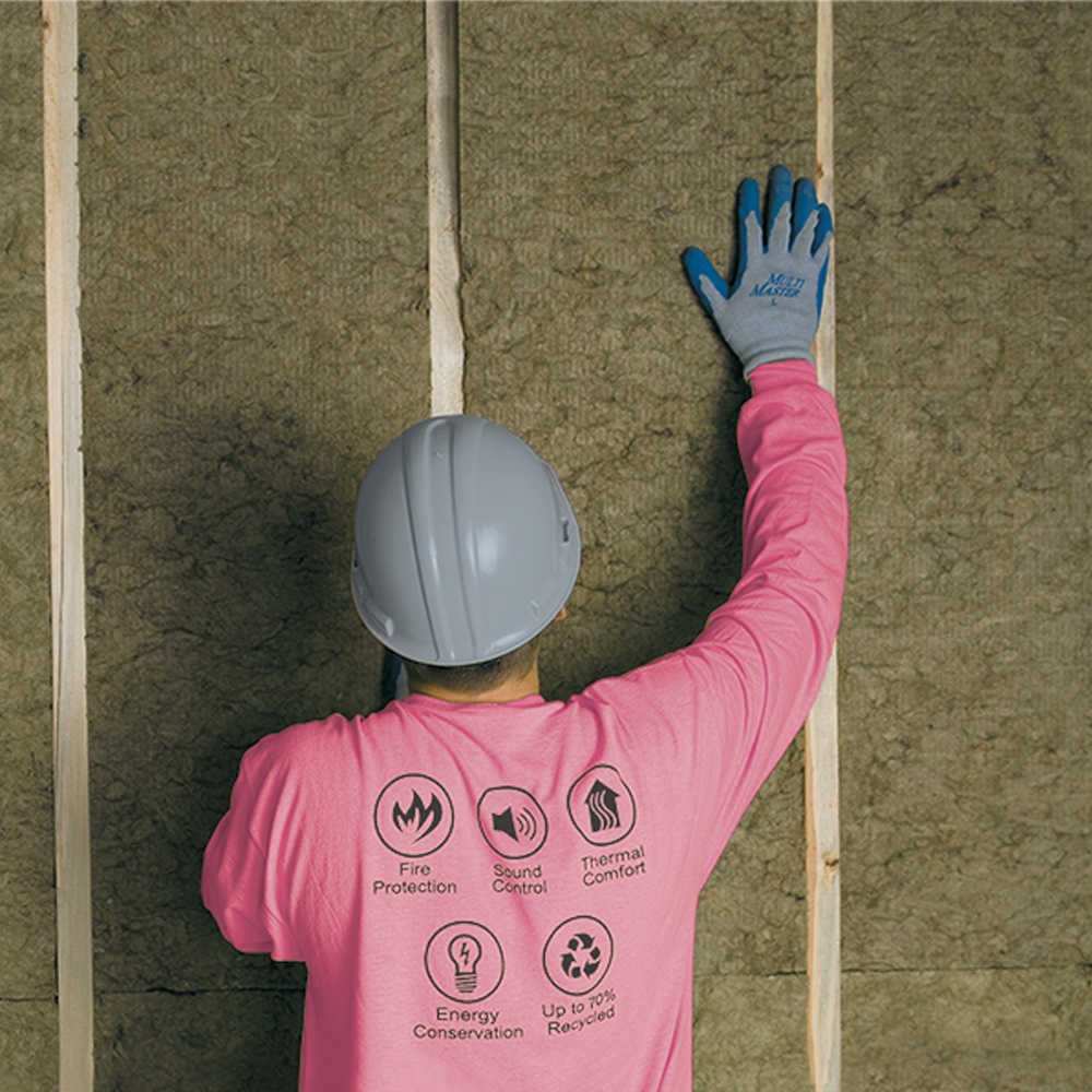 Thermafiber Mineral Wool Insulation for rainscreen, soundproofing and