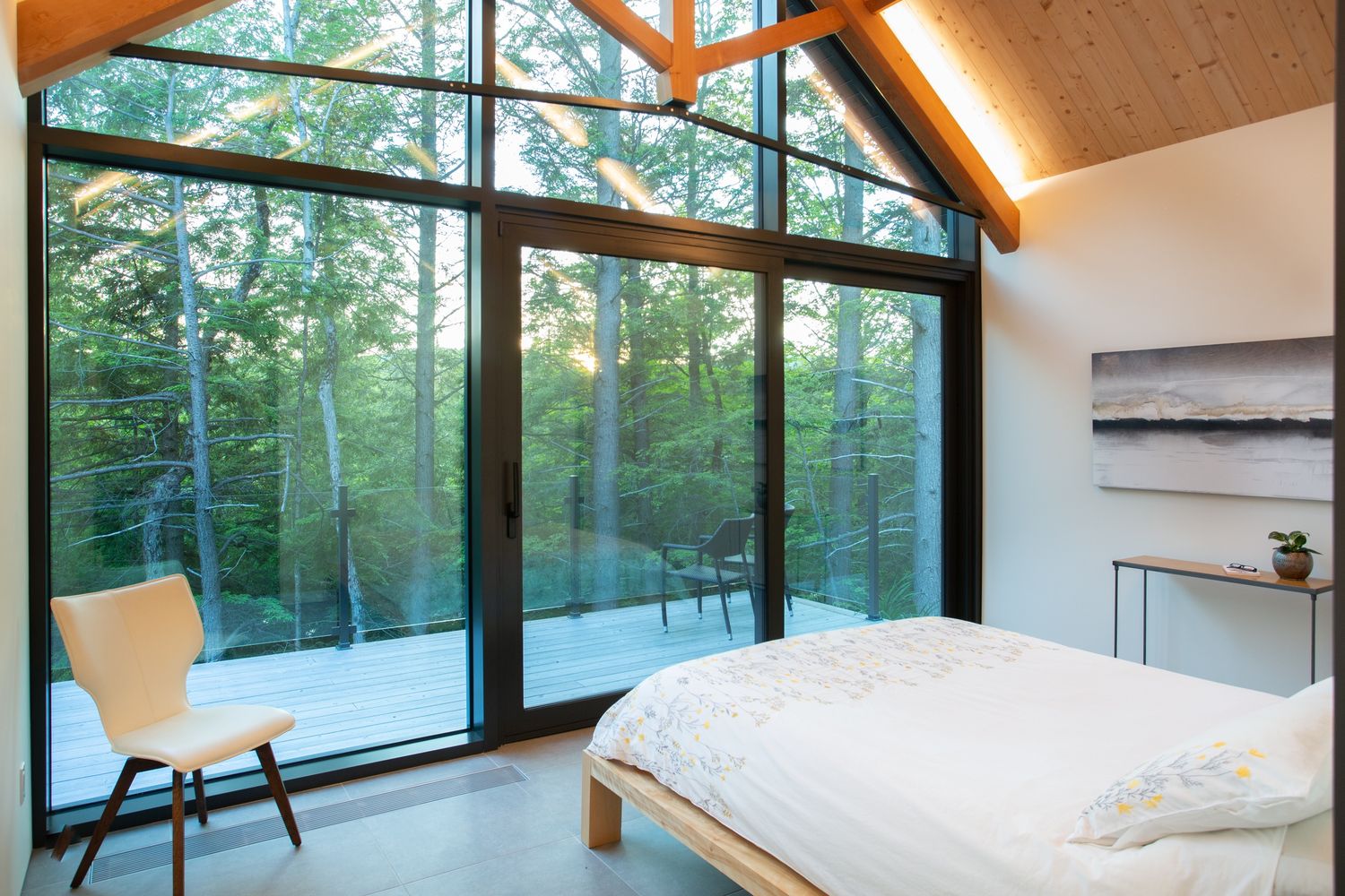 Chambre d'un projet de Maisons unifamiliales près de Sherbrooke (Estrie) de UrbanÉco Construction