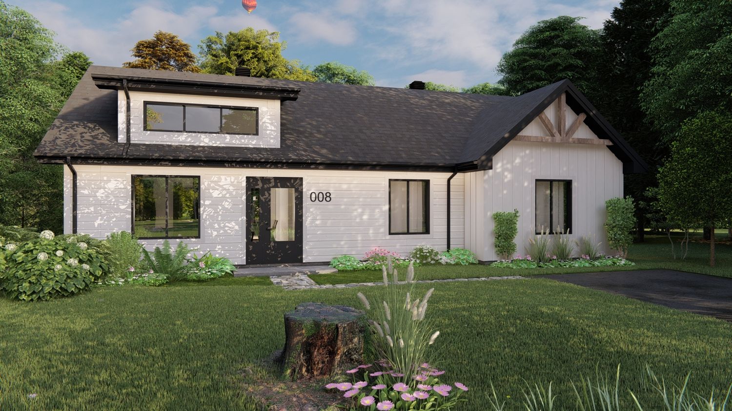 House Exterior from a Single family homes project near Saint-Jerome (Laurentides) by Les Constructions Patrice Richer