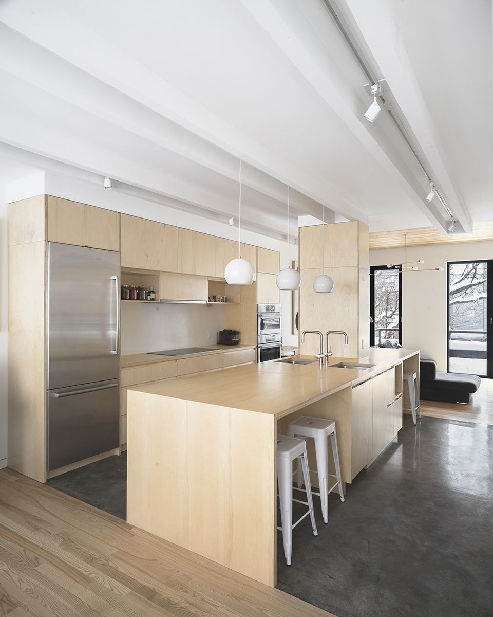 Kitchen from a Single family homes project near Montreal (Greater Montreal) by MOA