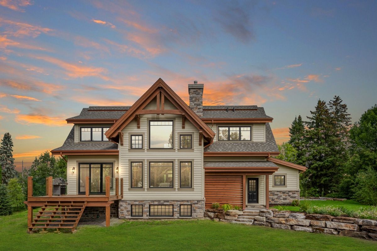 House Exterior from a Single family homes project near Montreal (Greater Montreal) by Écohabitations boréales