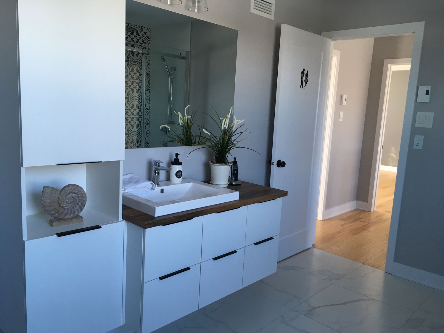 Bathroom from a Single family homes project near Granby - Bromont - Cowansville by GAÉTAN SIROIS CONSTRUCTION INC