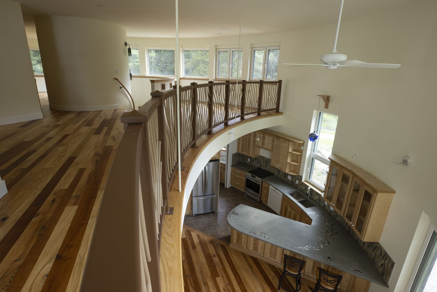 Couloir d'un projet de Maisons unifamiliales près de Kalamazoo - Battle Creek de Mark A. Miller Architects/Builders Inc.