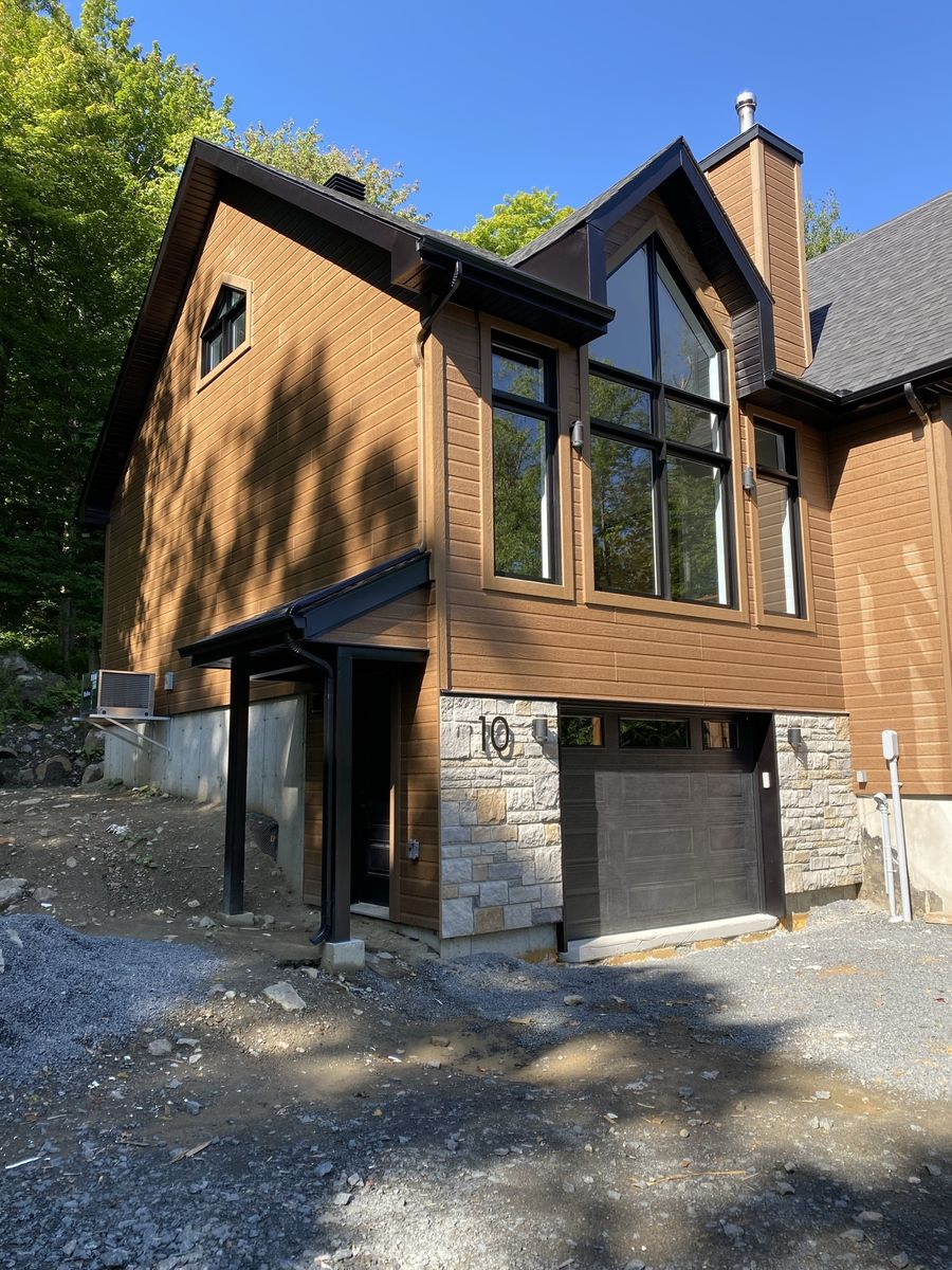 House Construction Exteriors from a Home extensions project near Saint-Jerome (Laurentides) by Conception G.R