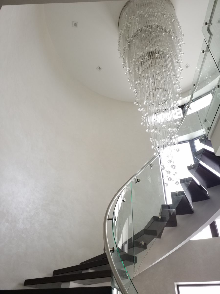 Staircase from a Lime finish project near Montreal (Greater Montreal) by Distribution Tockay inc.