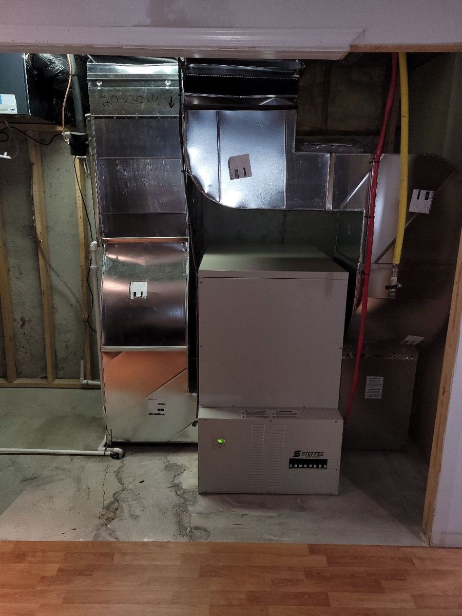 Building mechanicals from a Furnaces project near Montreal (Greater Montreal) by Climatisation GéoServices