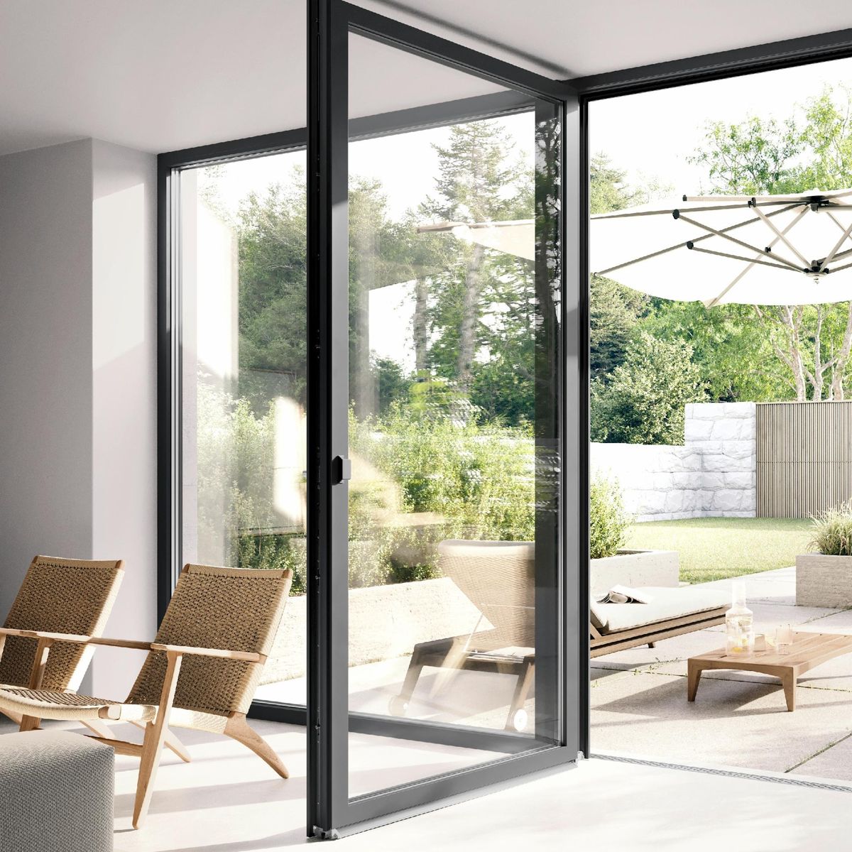 Entry Hall from a Windows project near Quebec City - Levis by REHAU