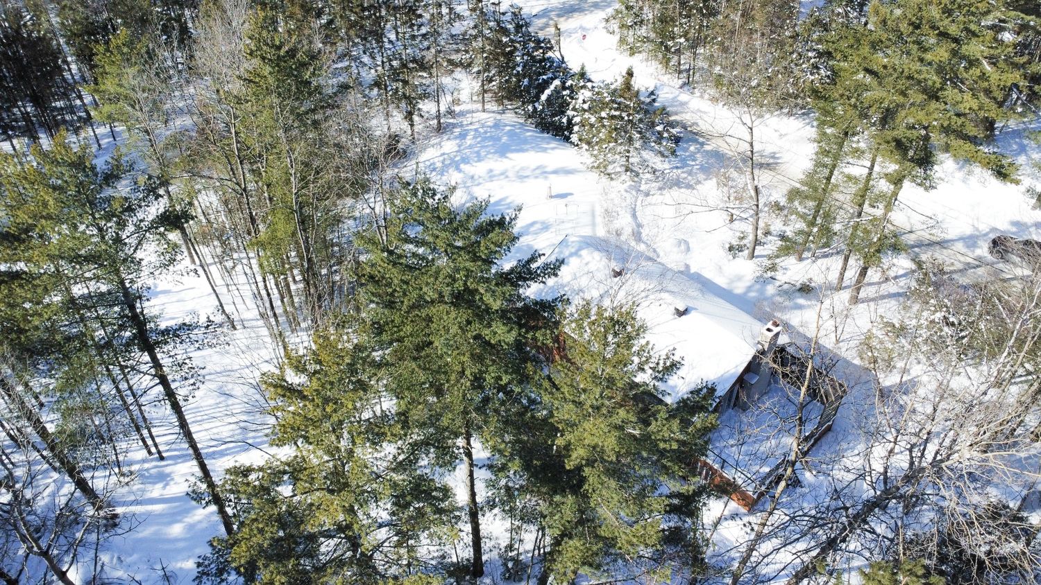 Aerial view from a Single family homes project near Sherbrooke (Estrie) by Claire Derome • courtière en immobilier résidentiel