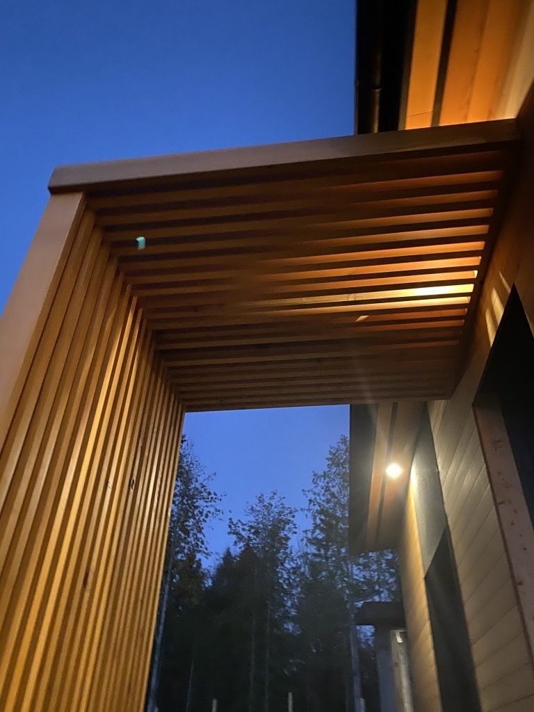 Exterior Finishes from a Single family homes project near Nanaimo by Bernhardt Contracting Ltd