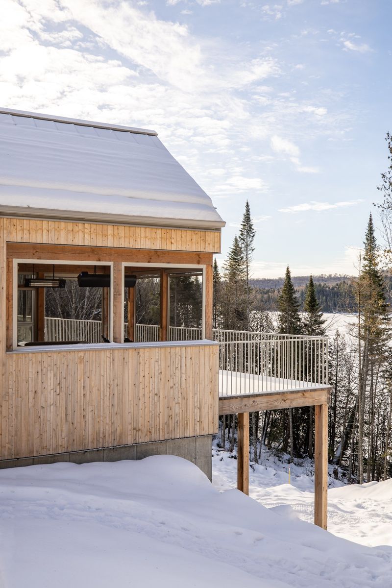  from a Single family homes project near Quebec City - Levis by Boon Architecture