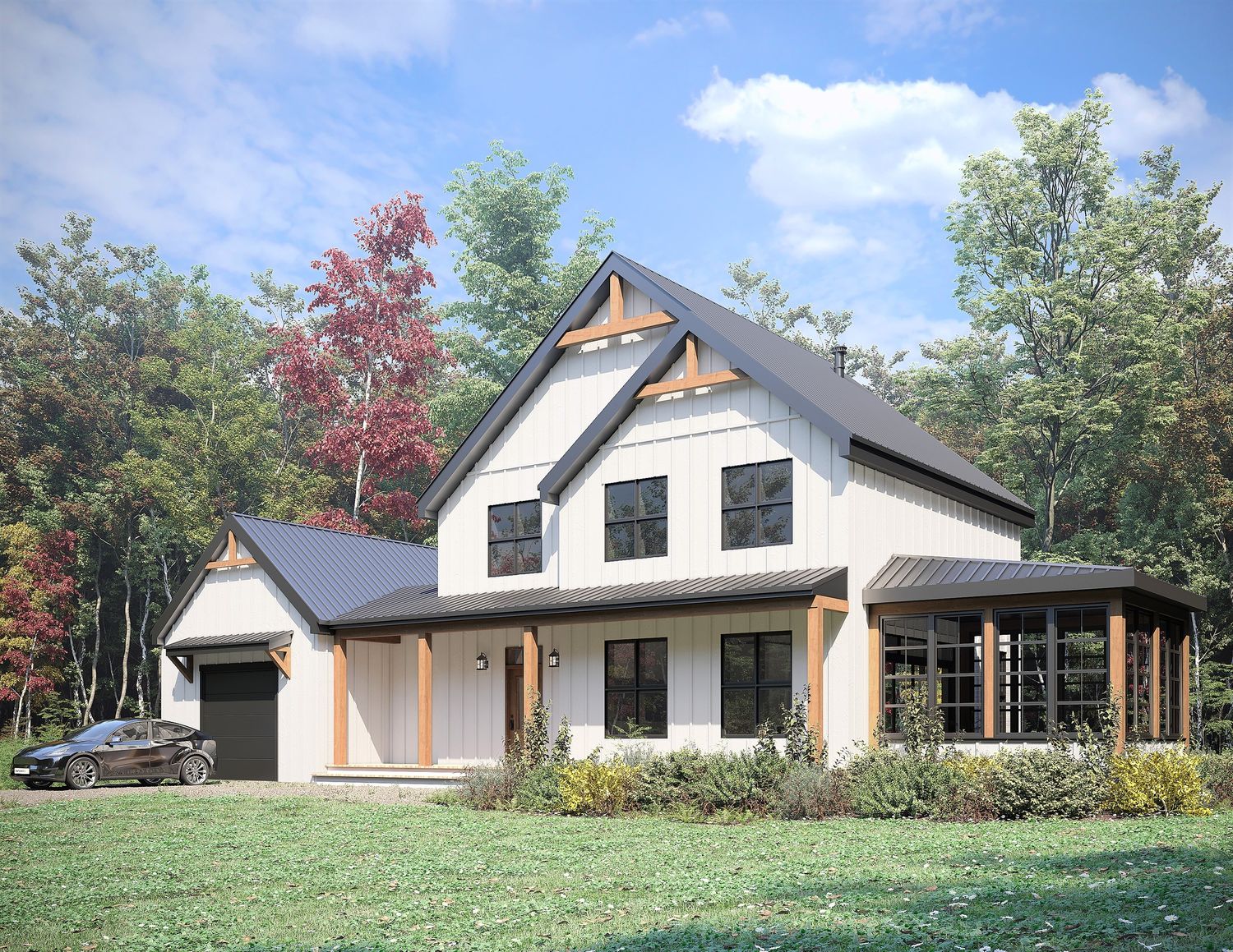 3D Rendering from a Single family homes project near Saint-Jerome (Laurentides) by Belvedair