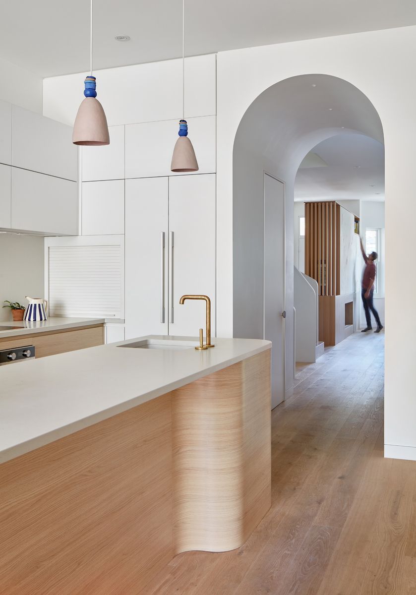 Kitchen from a Home extensions project near Toronto (Greater Toronto) by Dubbeldam Architecture + Design