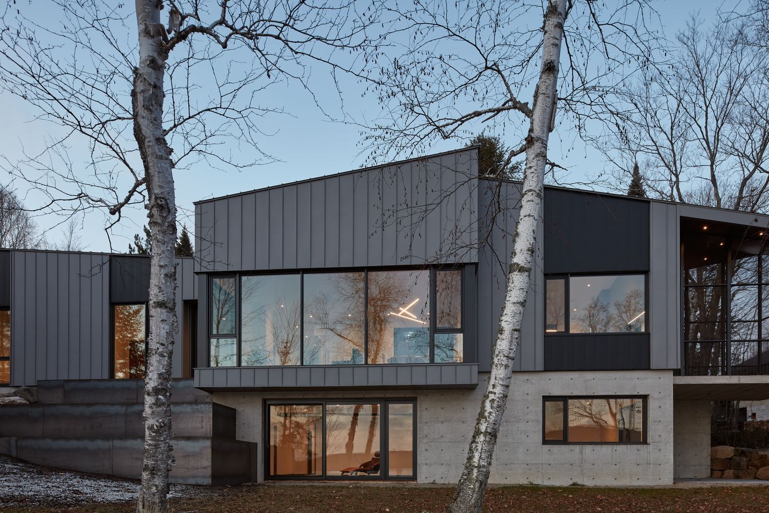 House Exterior from a Single family homes project near Montreal (Greater Montreal) by GHOCHE ARCHITECTE