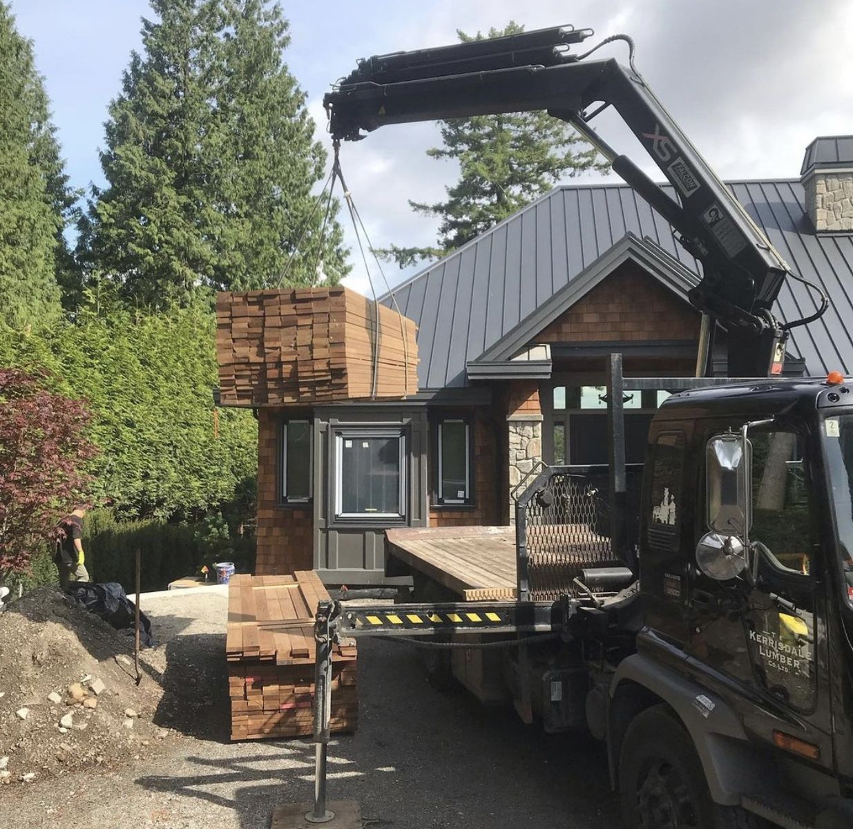 Travaux - Extérieur d'un projet de Terrasses près de Vancouver (Région du Grand Vancouver) de Scottywood Corporation