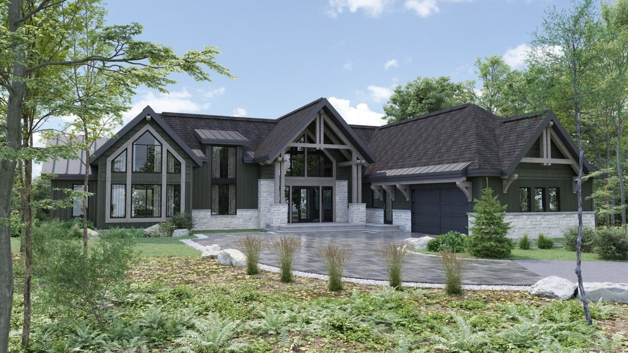  de un proyecto de tipo Armazones de madera maciza cerca de Saint-Jérôme (Laurentides) por Harkins inc. - Bois rond & Charpenterie