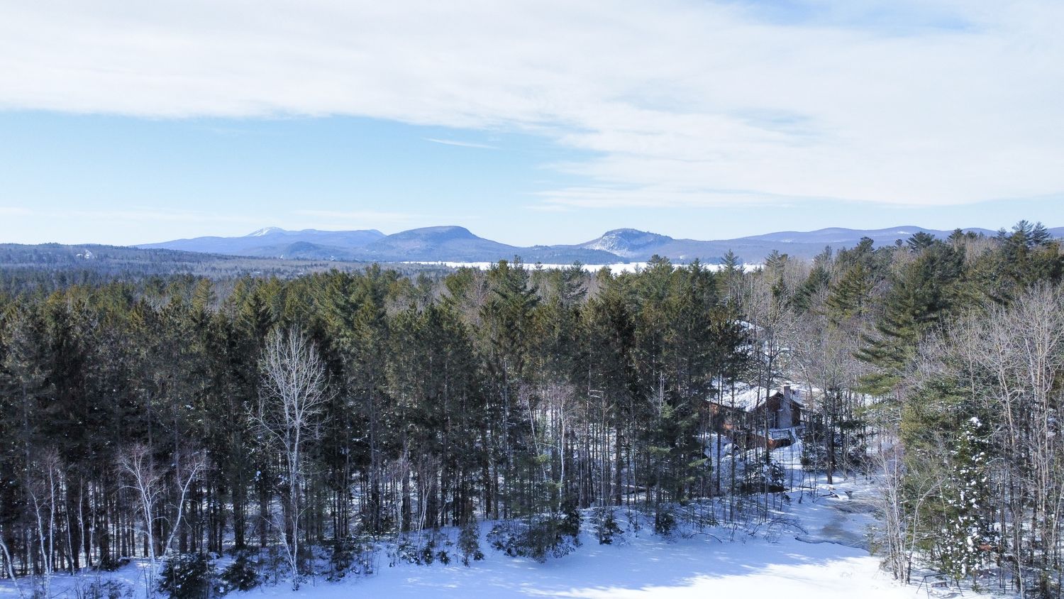 Vue aérienne d'un projet de Maisons unifamiliales près de Sherbrooke (Estrie) de Claire Derome • courtière en immobilier résidentiel